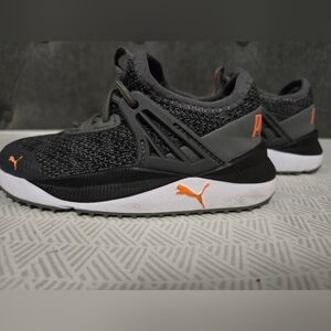 Puma kids grey sneakers  size 8